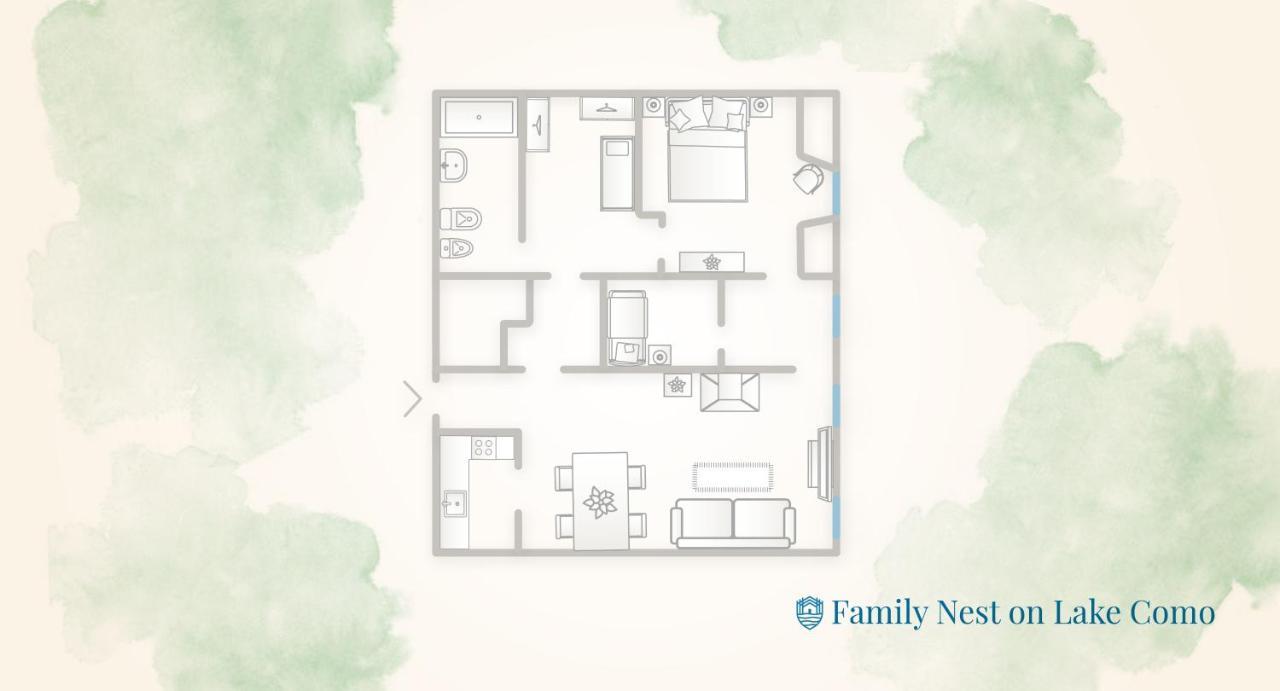 Family Nest Overlooking Lake Como - By Rent All Como Argegno Εξωτερικό φωτογραφία